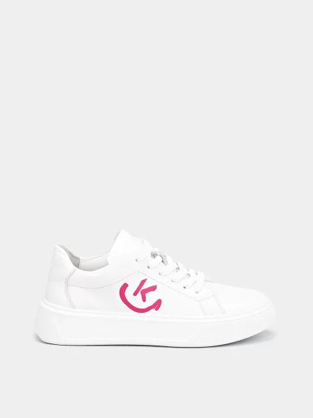 Кожаные кеды Intertop Kalush белые