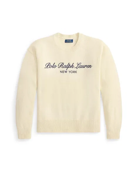 Polo Ralph Lauren Pulover crem / bleumarin