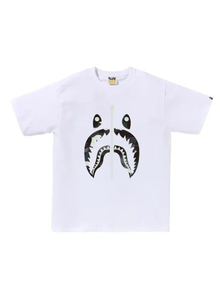 Tricou A Bathing Ape® cu imagine alb