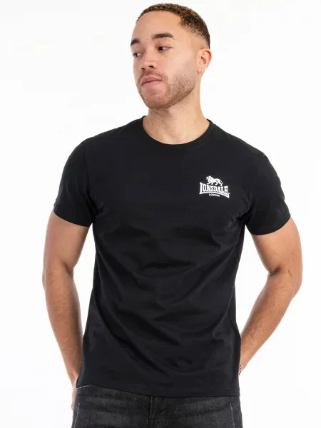 Lonsdale Whiteness Футболка чорний