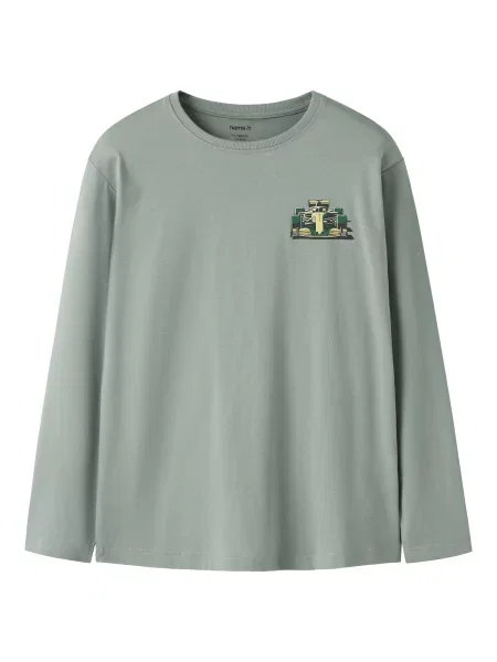 NAME IT Tricou NKMVICTOR citron / verde jad / verde pin galben