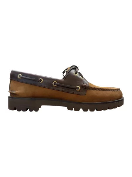 Półbuty Sperry skórzane brązowe