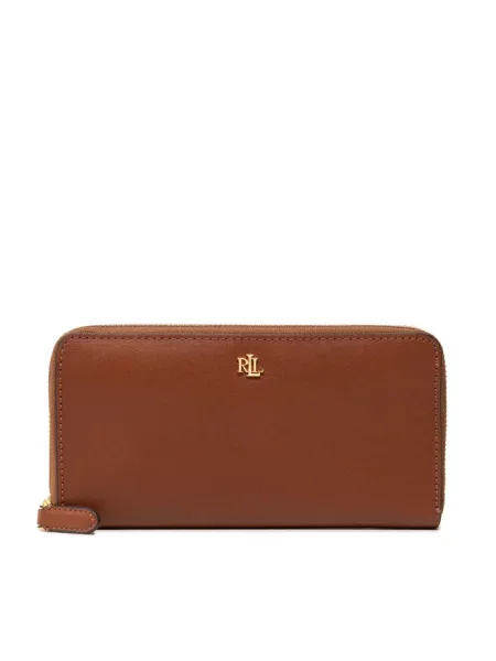 Portfel Ralph Lauren brązowy