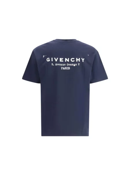 Koszulka Givenchy z nadrukiem niebieska