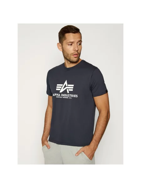 ALPHA INDUSTRIES Majica mornarska bela