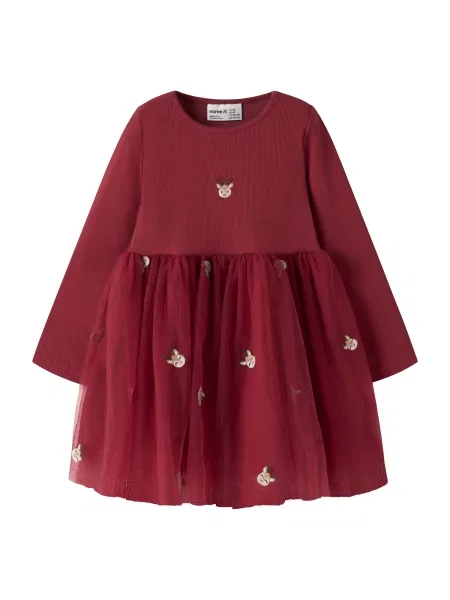 NAME IT Rochie NMF Veross' roșu