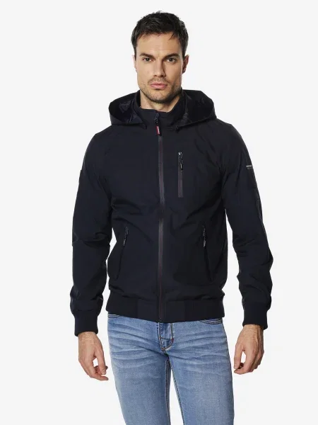 KOROSHI Geacă de primăvară-toamnă bleumarin