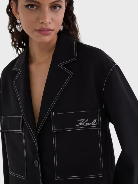 Пиджак Karl Lagerfeld черный