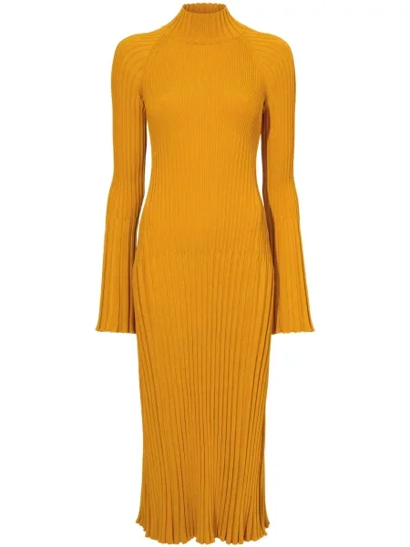 Rochie midi Proenza Schouler până la genunchi de costum portocaliu