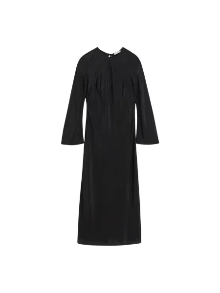 Maksi sukienka maxi By Malene Birger z nadrukiem w zebrę czarna