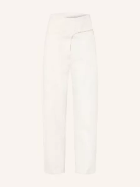 Ami Paris Dżinsy Z Szerokimi Nogawkami weiss