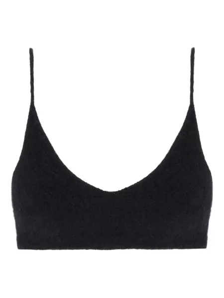 Top Laneus tricotate negru