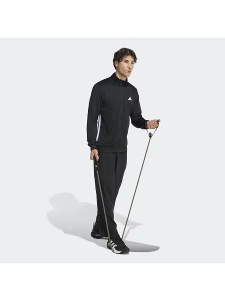 ADIDAS PERFORMANCE Sportovní bunda černá bílá