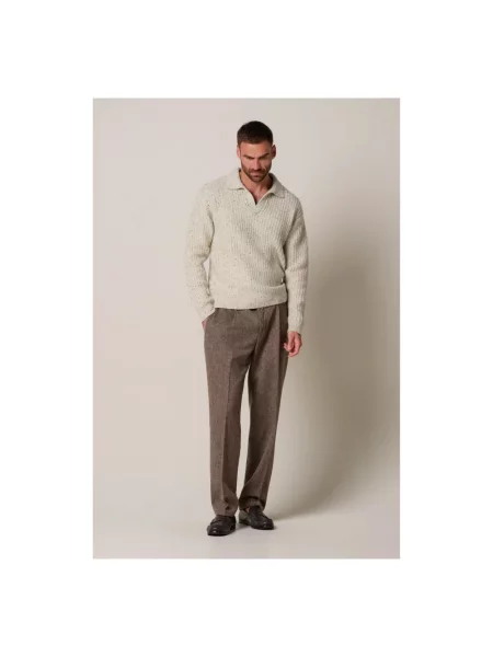 Sweter Profuomo wełniany beżowy