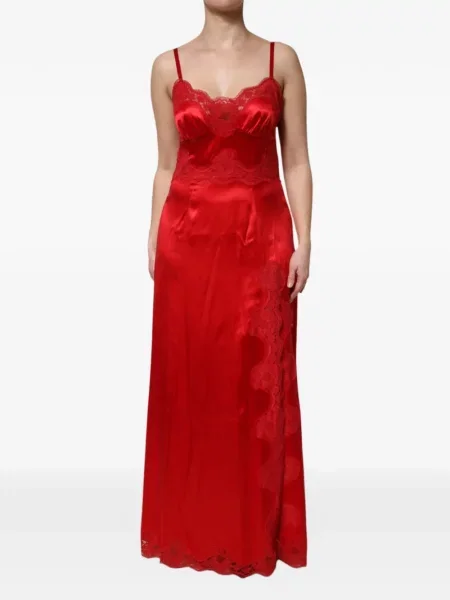 Rochie maxi Dolce & Gabbana roșu