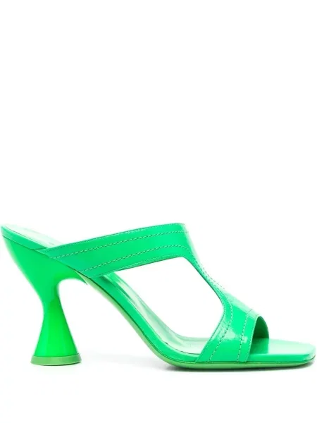 Sandale By Far din piele verde