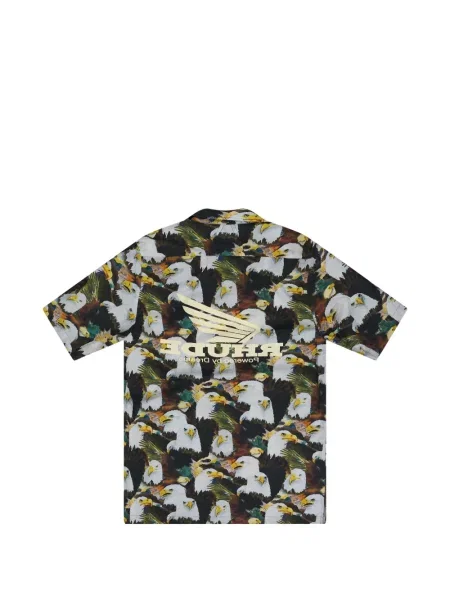 Cămașă Rhude cu imagine negru