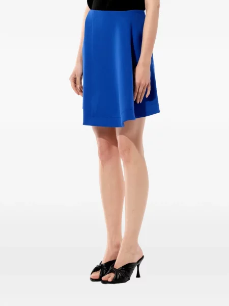 Fustă Balenciaga asimetrică albastru