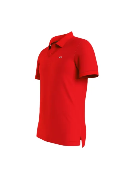 Koszulka polo Tommy Jeans czerwona