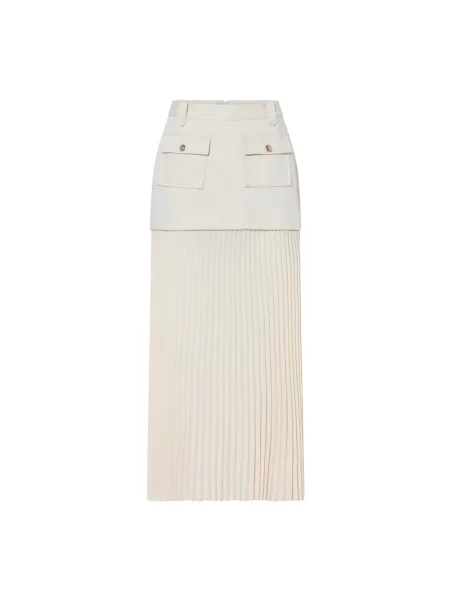 Spódnica Bruuns Bazaar beżowa