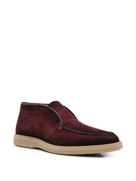 Pantofi loafer Santoni roșu