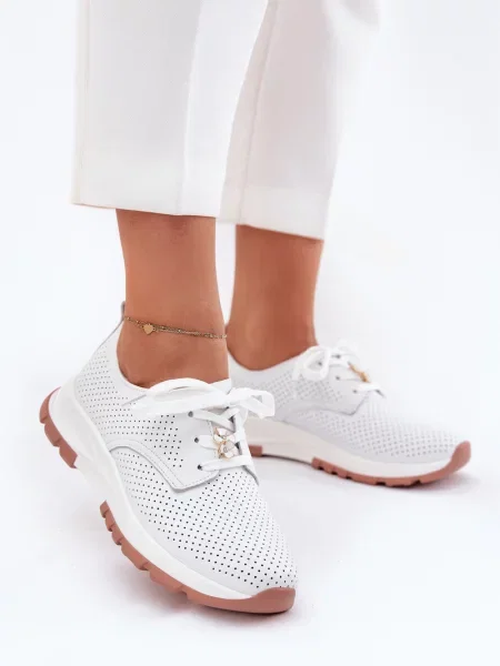 Kožené poltopánky Artiker sivá