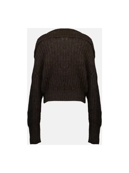 Dzianinowy golf Iro brązowy