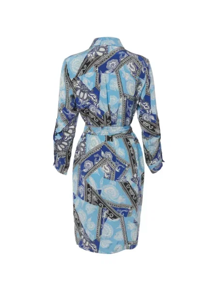 Lung rochie Dvf Diane Von Furstenberg cu imagine albastru