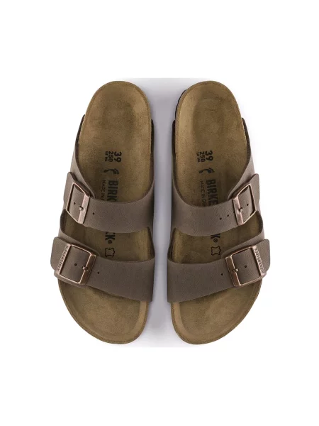 Klapki Birkenstock brązowe