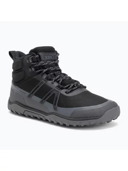 Încălțăminte barefoot pentru bărbați Xero Shoes Scrambler Trail Mid WP black/asphalt negru