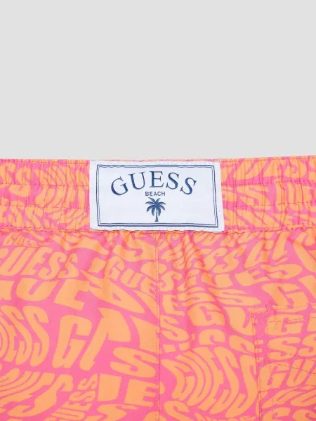 Дитячі Шорти для плавання GUESS Kids помаранчевий