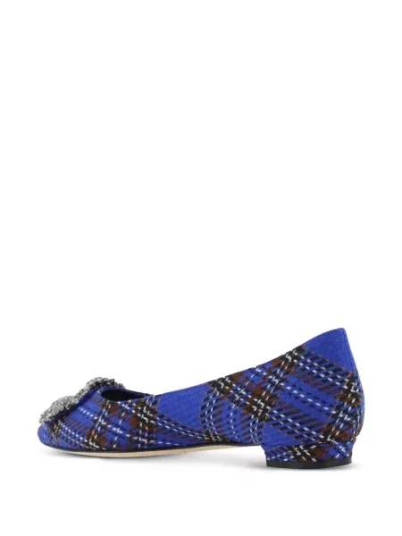 Μπαλαρίνες Manolo Blahnik μπλε