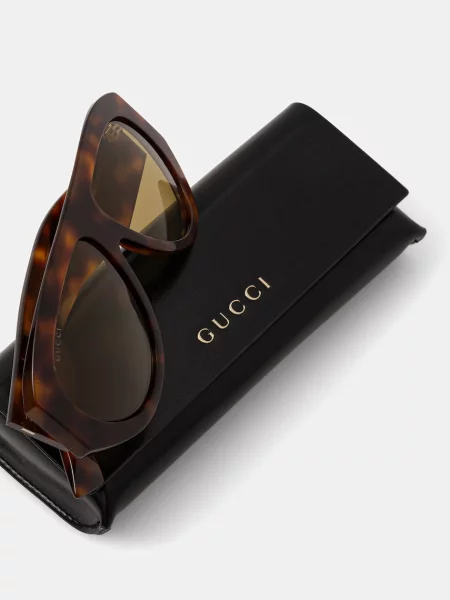 Gucci okulary przeciwsłoneczne brązowe