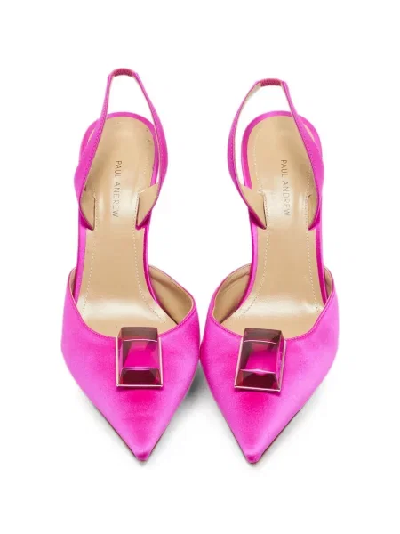 Pantofi cu toc Paul Andrew slingback roz
