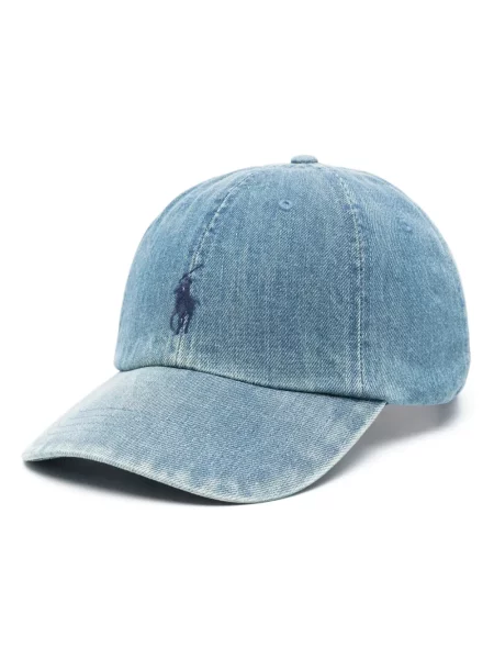 Με τιράντες μάλλινο παντελόνι Polo Ralph Lauren με απλικέ λευκό