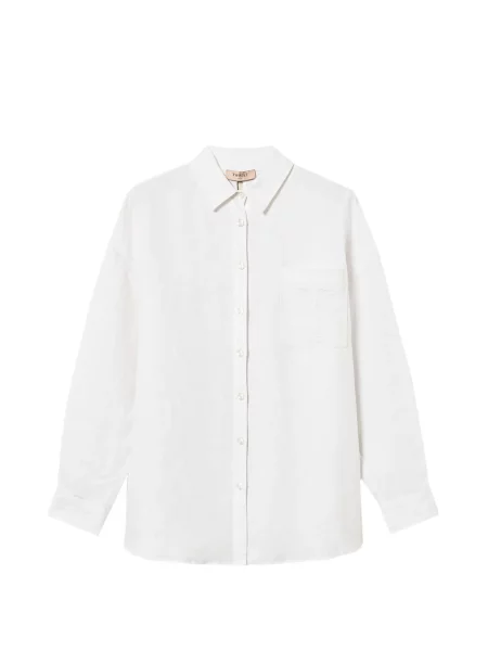 Cămașă Twinset cu legături alb