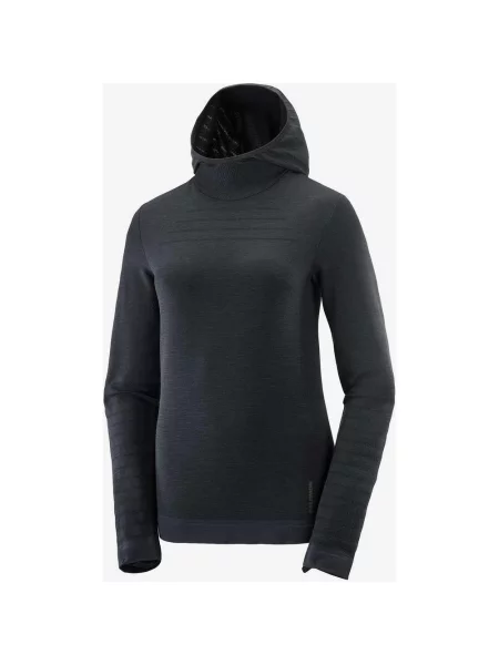 Bluza z kapturem Salomon Outspeed Wool XS czarna