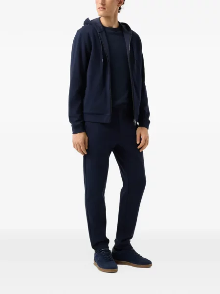 Pantaloni Bogner tricotate alergare albastru