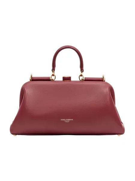 Torebka Dolce And Gabbana skórzana czerwona