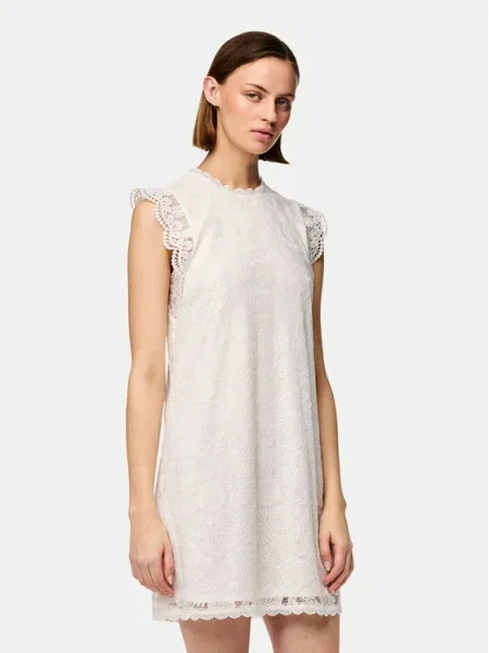 PIECES Rochie OLLINE' alb