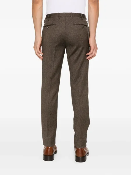Pantaloni Incotex de lână maro