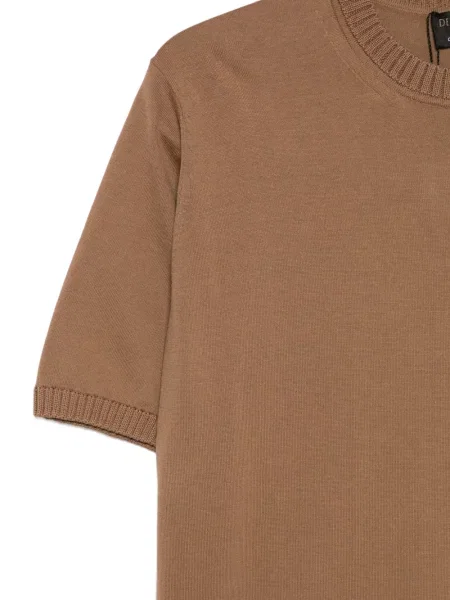 Tricou Dell'oglio tricotate maro