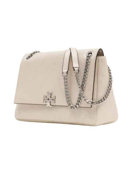 Torebka Tory Burch skórzana beżowa