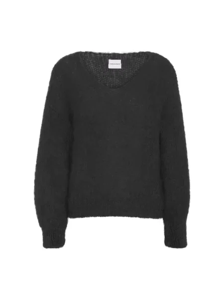 Sweter Americandreams wełniany czarny