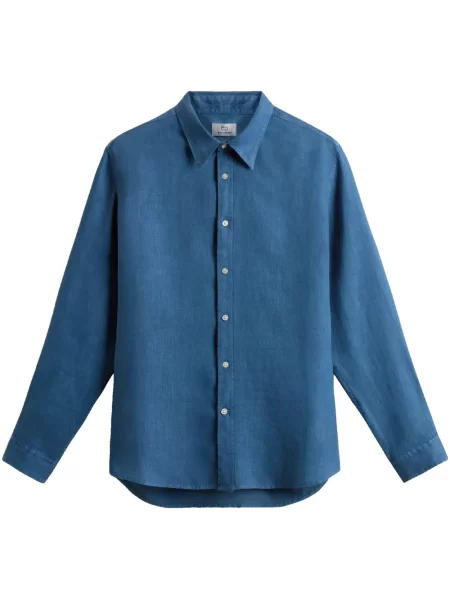 Cămașă Woolrich albastru