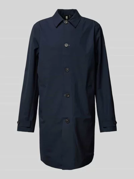 Płaszcz z z wypustką model ‘NIMEGAALF’ Ecoalf