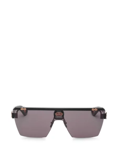 Ochelari de soare Bugatti cu imprimeu geometric negru