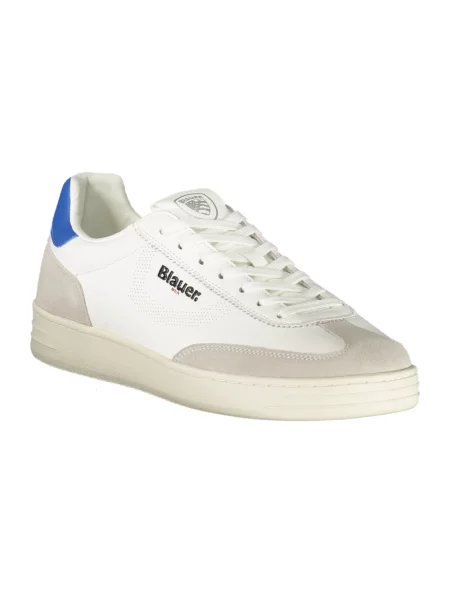 Sneakersy Blauer sznurowane białe