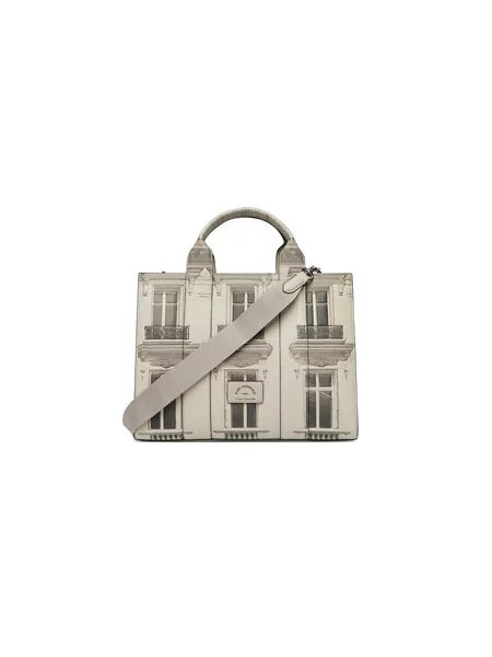 Karl Lagerfeld Ručna torbica Maison De Karl / bež / tamo / crna siva