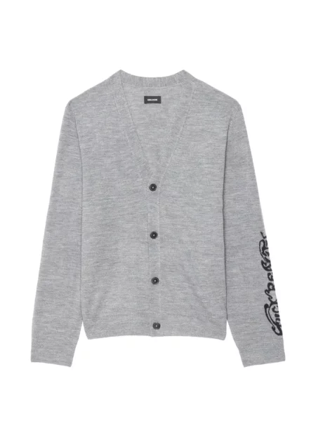 Cardigan Zadig&voltaire de lână gri